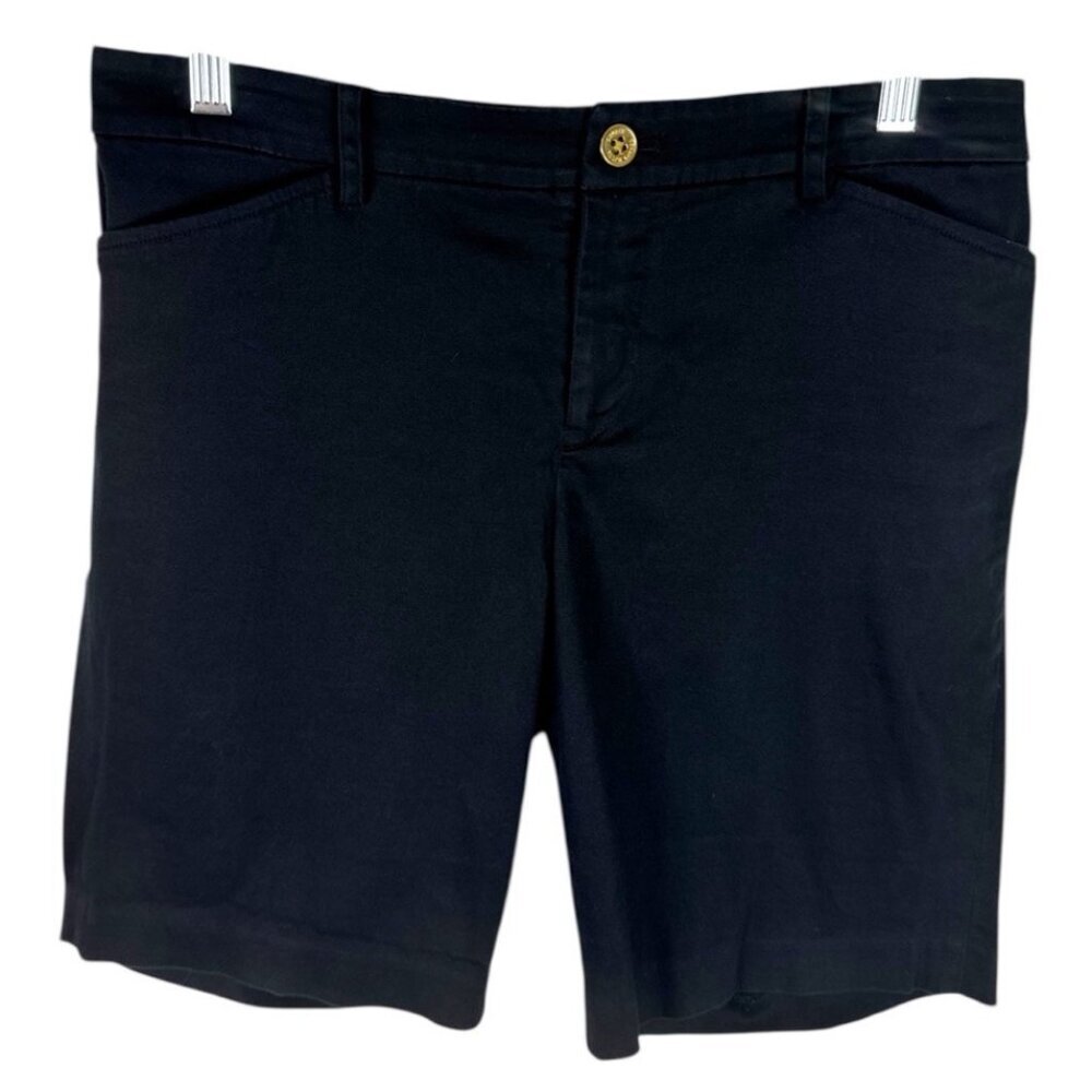 Lauren‎ Ralph Lauren Women's 8 Chino Shorts Black Inseam 9.25"